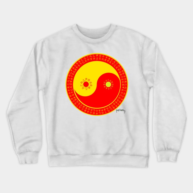 Chinese agriculture calendar Crewneck Sweatshirt by telberry